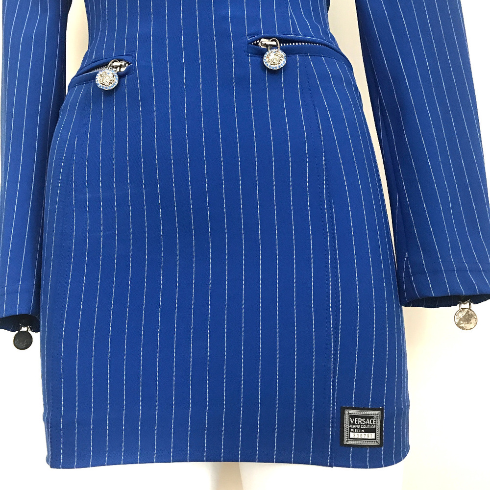 VINTAGE VERSACE JEANS COUTURE MEDUSA HEAD DRESS - Picture 7 of 8